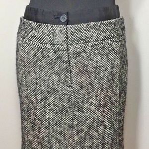 NWT LOFT wool blend tweed skirt 2